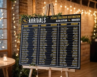 Planimetria dei posti a sedere per l'aeroporto, planimetria personalizzata dei posti a sedere per matrimoni a tema viaggio