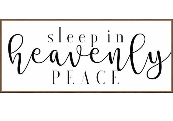 Sleep in Heavenly Peaceinstant Download Wall Art-christmas | Etsy