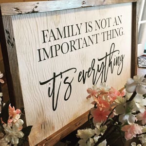 Handgefertigtes Schild im Farmstil