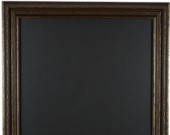 Brown Painted Wood Framed Chalkboard