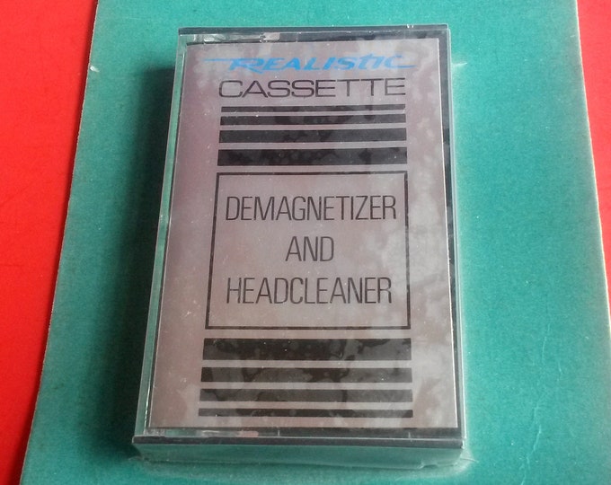 Vintage Realistic Cassette Head Cleaner and NOS Etsy