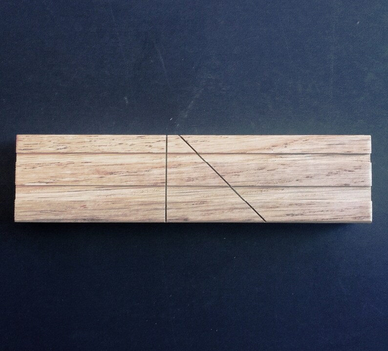 Dual Audio Tape Hardwood Splicing Block 1/4 and image 0