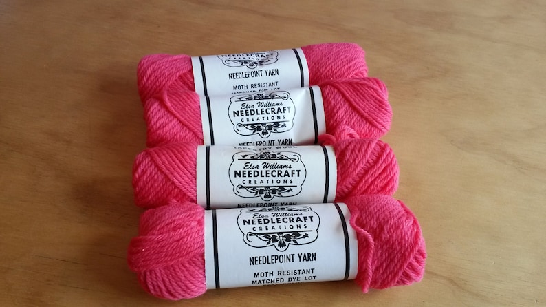 B3 Tapestry Wool Vintage Elsa Williams Tapestry Yarn N 114 Needlepoint Yarn