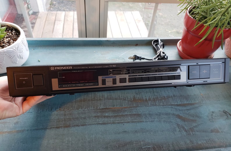 Vintage 1985 Pioneer TX960 Digital Synthesizer AM/FM Stereo Etsy