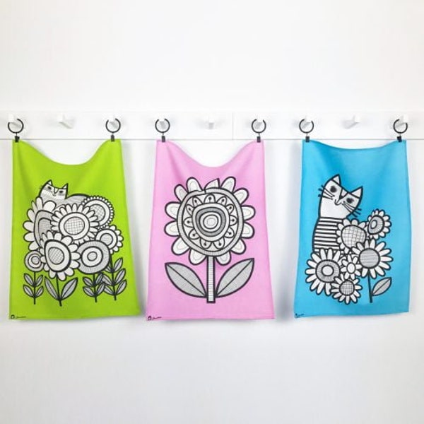 Tea Towel Fabric Etsy