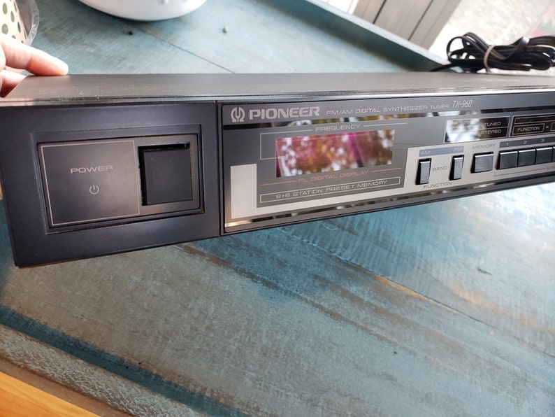 Vintage 1985 Pioneer TX960 Digital Synthesizer AM/FM Stereo Etsy