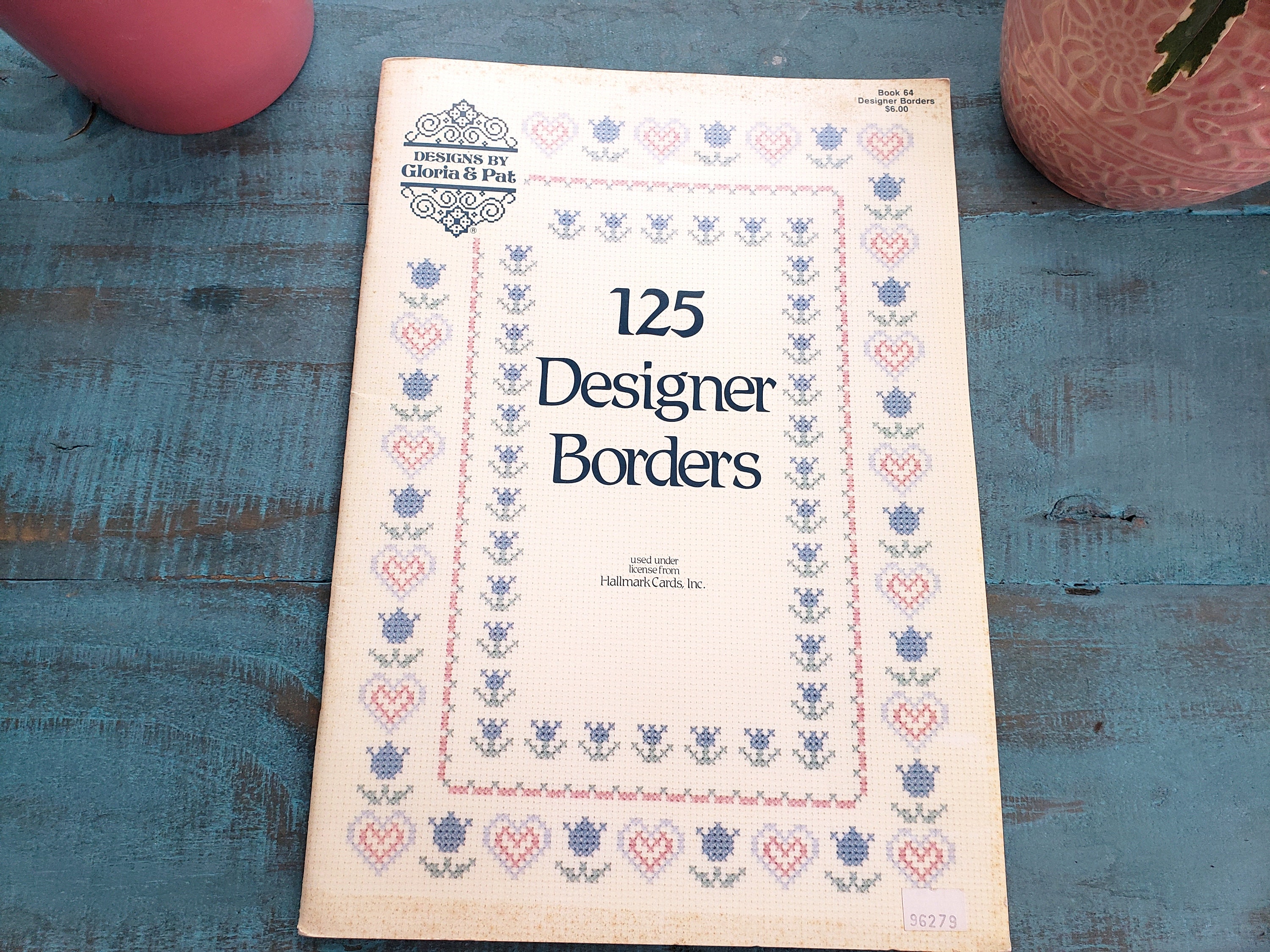 “ALL ABOUT BORDERS” Counted Cross Stitch Patterns Booklet 155 Borders NEW