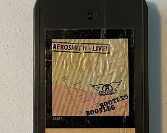 Vintage 1978 Aerosmith – Live! Bootleg 8 Track Cartridge