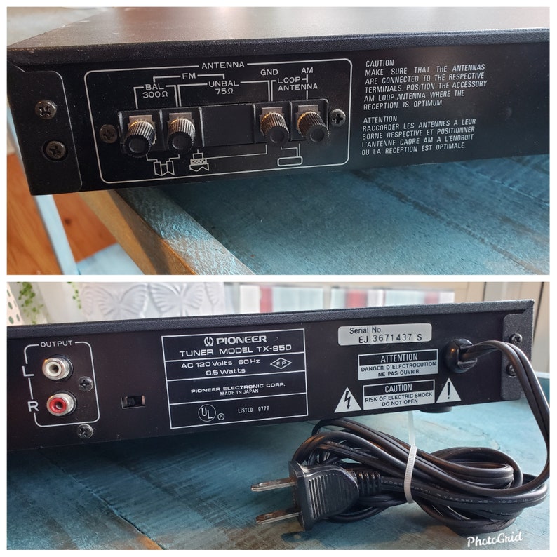 Vintage 1985 Pioneer TX960 Digital Synthesizer AM/FM Stereo Etsy