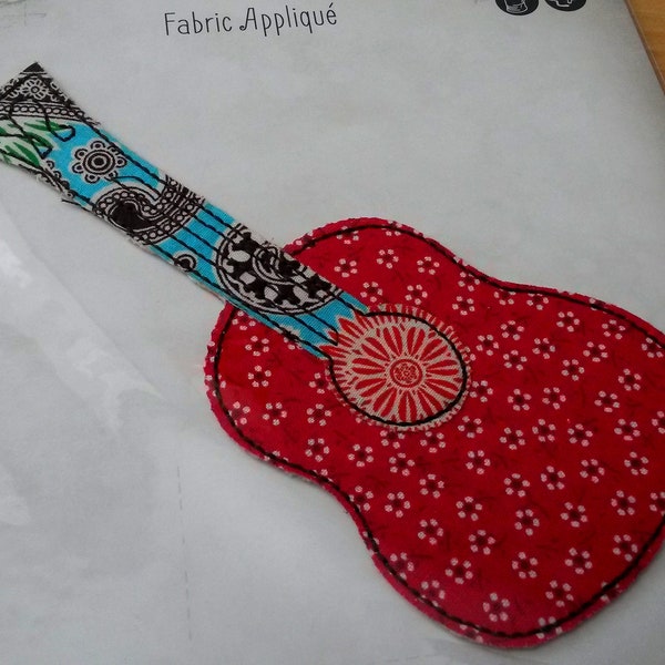 Guitar Applique Etsy