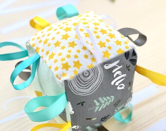 Bebe Cube Sensoriel Koala Mint Etsy