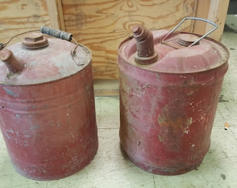Oil Cans Man Cave Garage Decor DIY Rustic