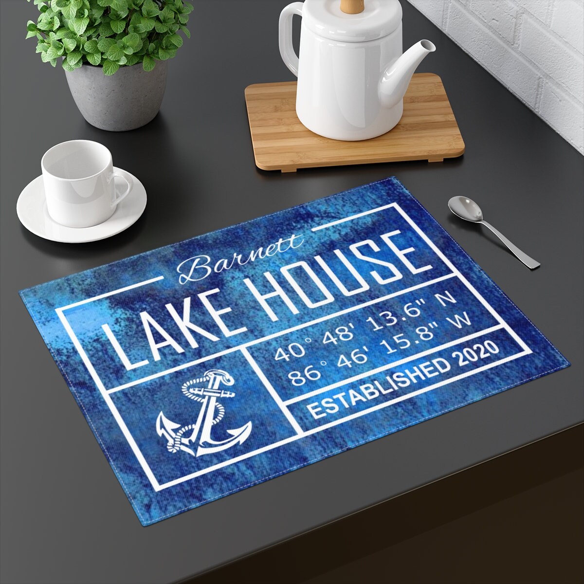 The Water City Venice Placemat Table Mat 30x45 Cmes,set Of 2 C1144