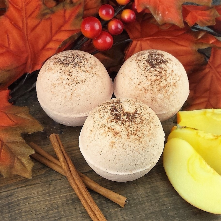 Warm Apple Cider Bath Bombs Gift Set Bath Bombs Fall Bath | Etsy