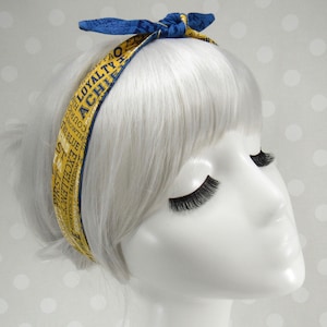 FFA Print / Non-Slip/ Headband/ Good for Fine or Thinning Hair/ Handmade