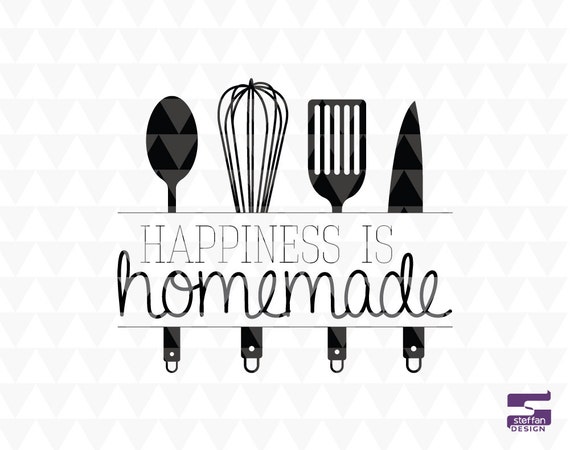 Download Happiness is homemade SVG PDF JPEG cricut downloads | Etsy