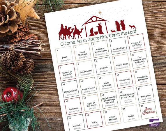 Printable Christ Centered Advent Calendar for Members of the Church of Jesus Christ of Latter-day Saints - Etsy Printable Christ Centered Advent Calendar for Members of the Church of Jesus Christ of Latter-day Saints - Etsy