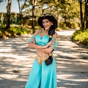 Princess Jasmine Cosplay Halloween Costume | Etsy