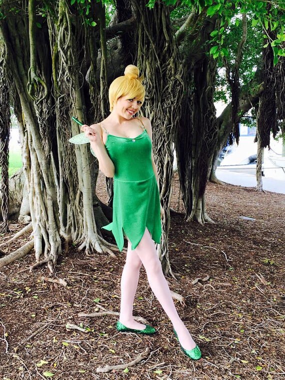 Womens Tinkerbell Halloween Costume 2022 Tinkerbell Adult Cosplay Halloween Costume Etsy India