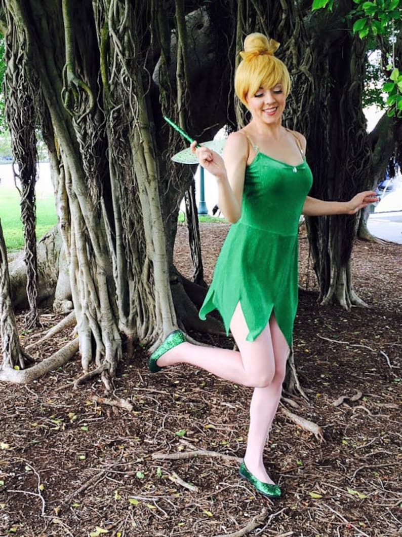 Tinkerbell Adult Cosplay Halloween Costume Etsy