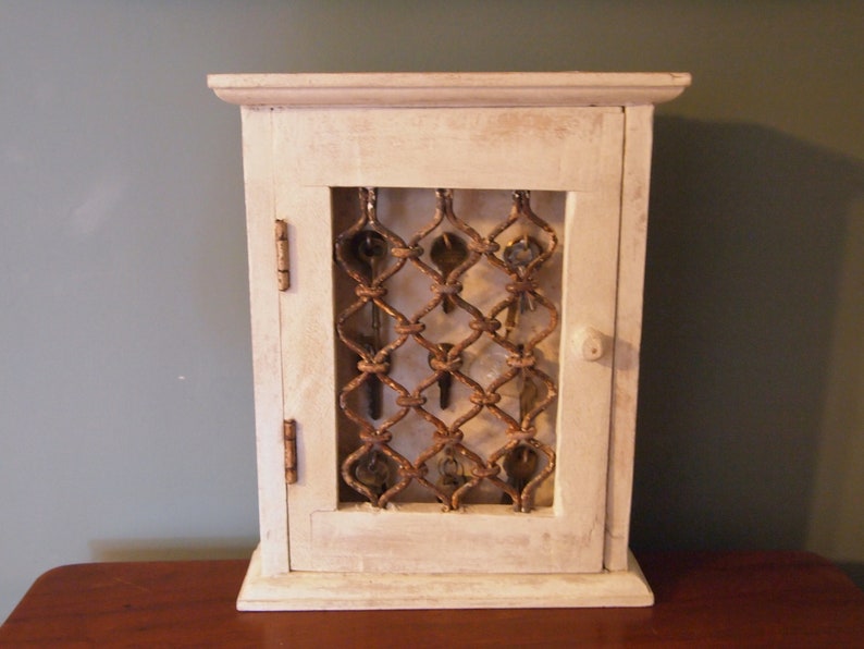 Vintage Wall Cabinet Key Box Keys Very Old Wall Mount Etsy
