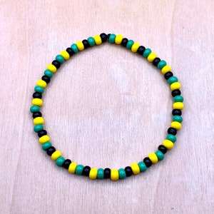 Jamaica Flag Bracelet | Jamaica Bracelet for men women | Jamaica Anklet | Jamaica gift | Labor Day Parade 2025 | NYC West Indian Parade