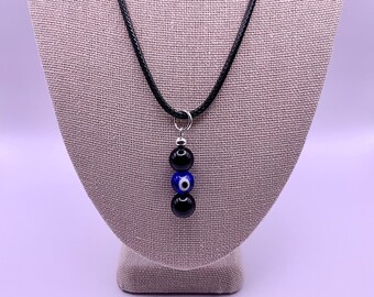 Blue Evil Eye Protection Necklace