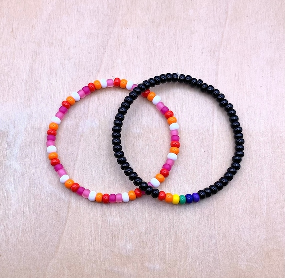 Lesbian Pride Bracelet: Friendship Pride Jewelry
