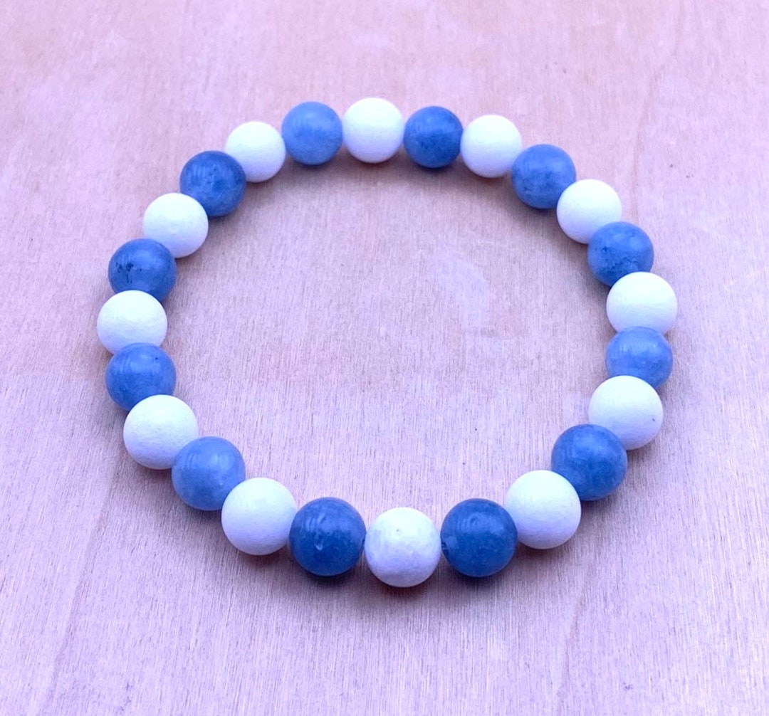 [Haleine]Gemstone Bracelet Pale Blue★男女共用 Amazon.com: Solid 925 Sterling Silver Bracelet for Men