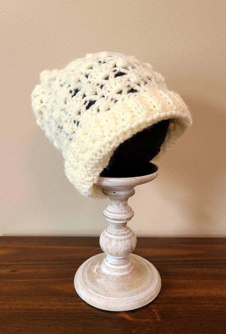 6-12 months Vanilla Bean Baby Crochet Hat