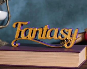 Fantasy Bookshelf Sign | Bookish Decor