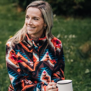 Cream aztec trim patagonia clearance