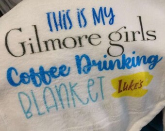 Gilmore Girls Watching blanket 50x60 Gilmore Girls Watching blanket 50x60