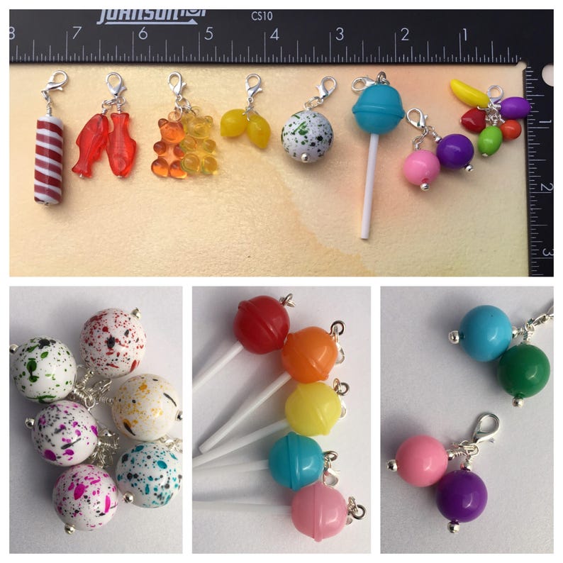 Candy Store Charm Set Candy Charms Planner Charms Stitch Etsy