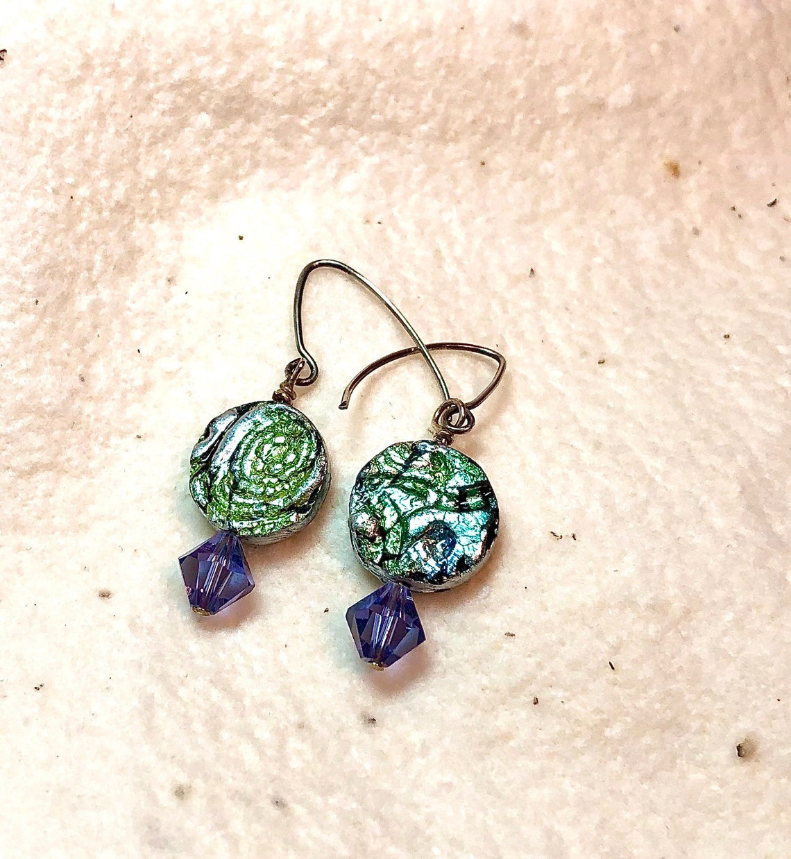 Dainty clay earrings Clearance