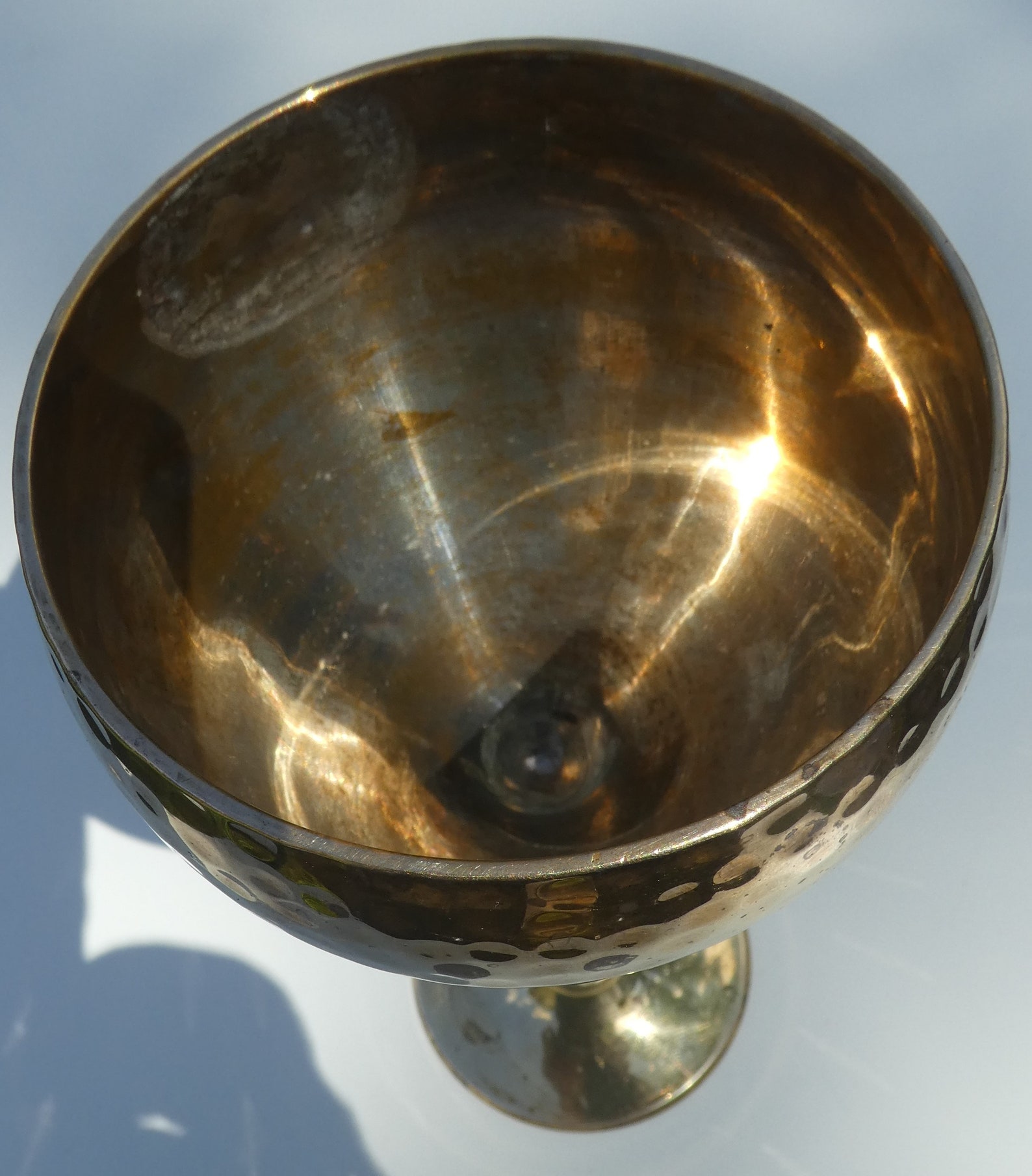 Barwarebronze Wine Gobletstemmed Ware 8 Oz Etsy