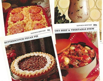 Recipe Cards-McCall's Great American Recipe Card Collection-1973-Meal prep ideas