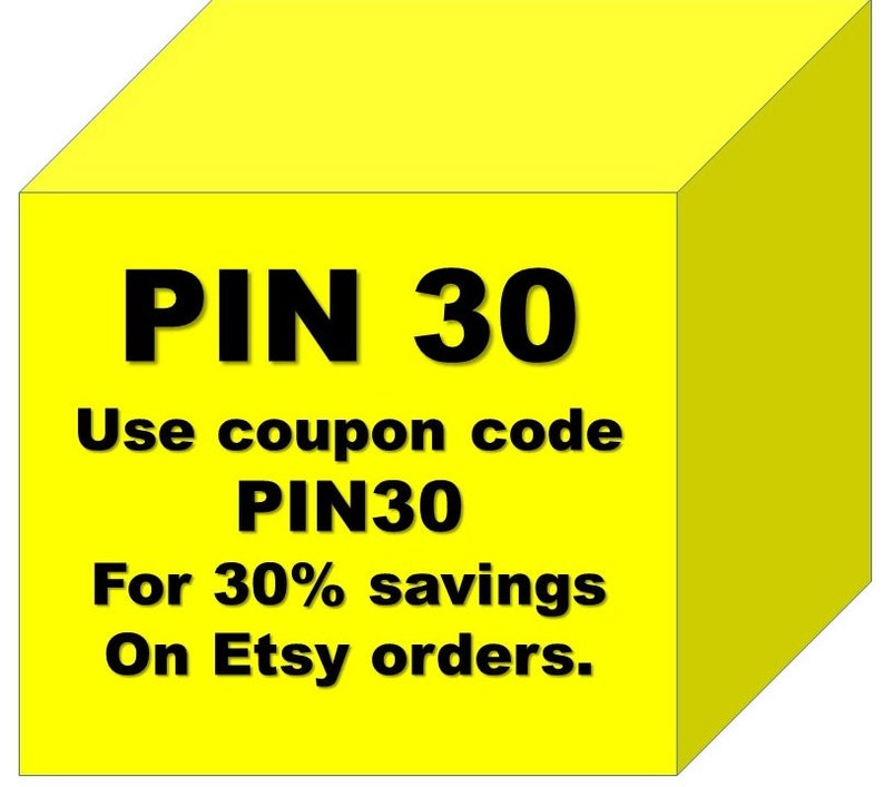 PIN30Coupon Code DO NOT BUY Coupon Code PIN30 Etsy