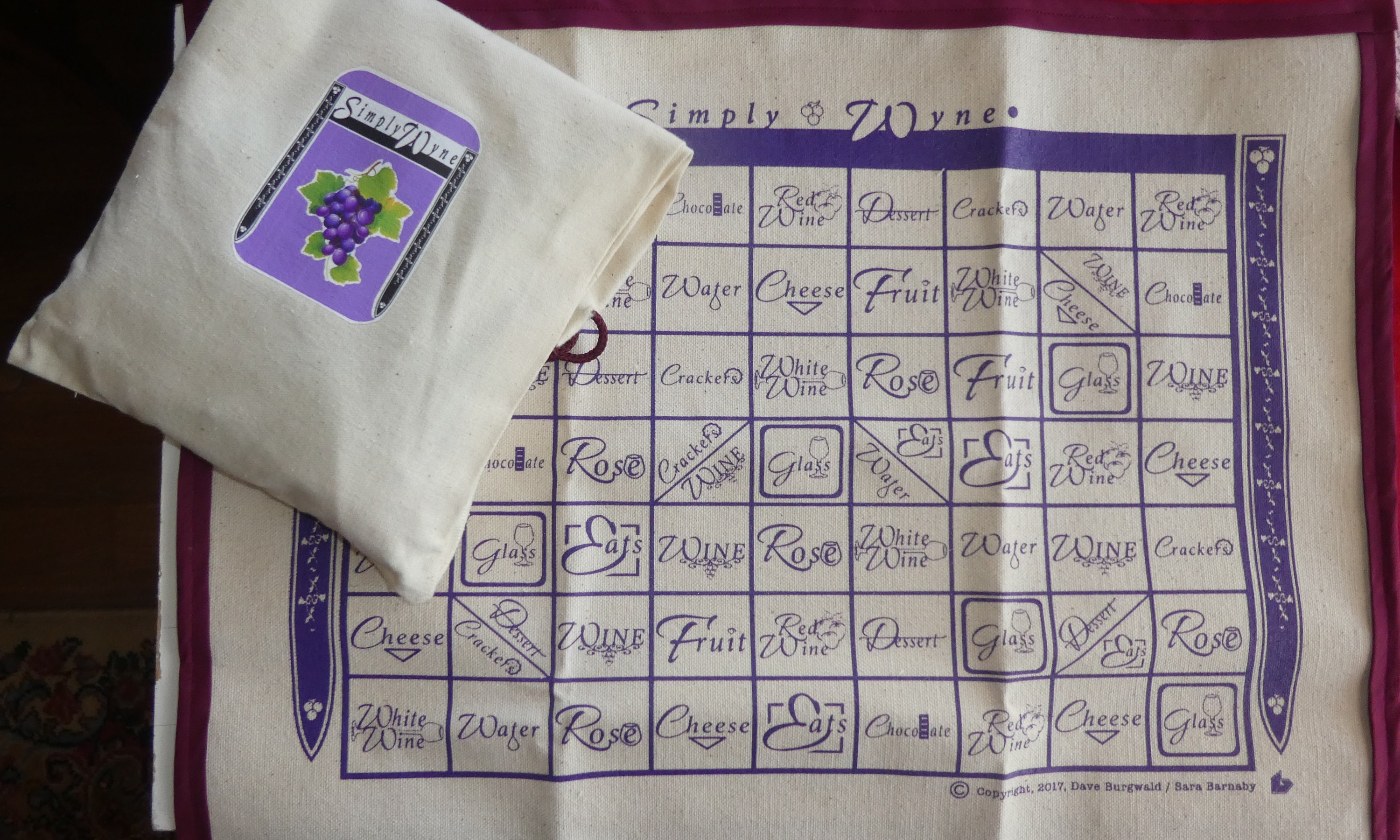 Board Game-Table Top Game-Wine -Simply Wyne- Eat and Drink to Win-row game-Summer picnics