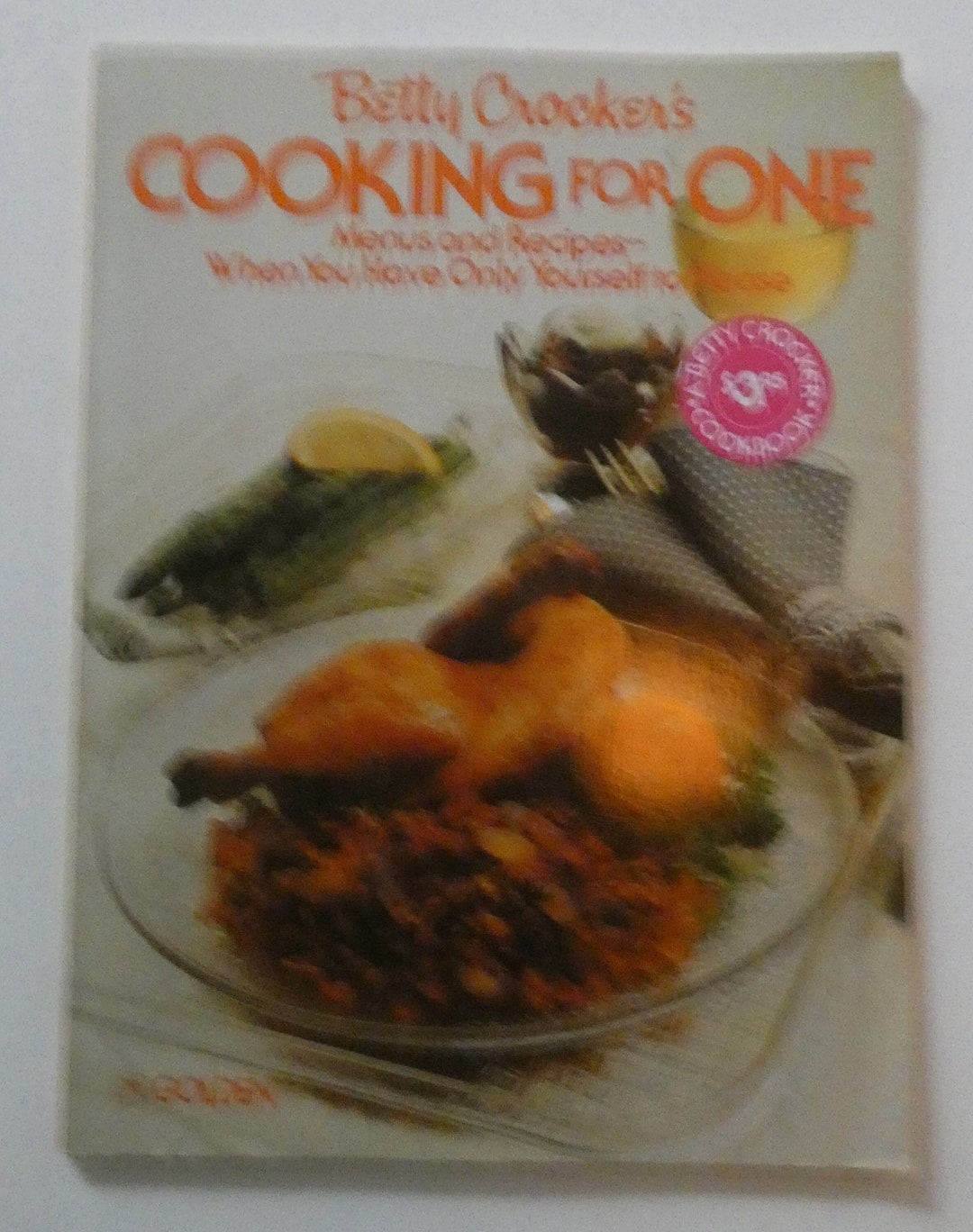 Cookbook-cooking for One-betty Crocker-1980-70 Pages-mothers Day Gift