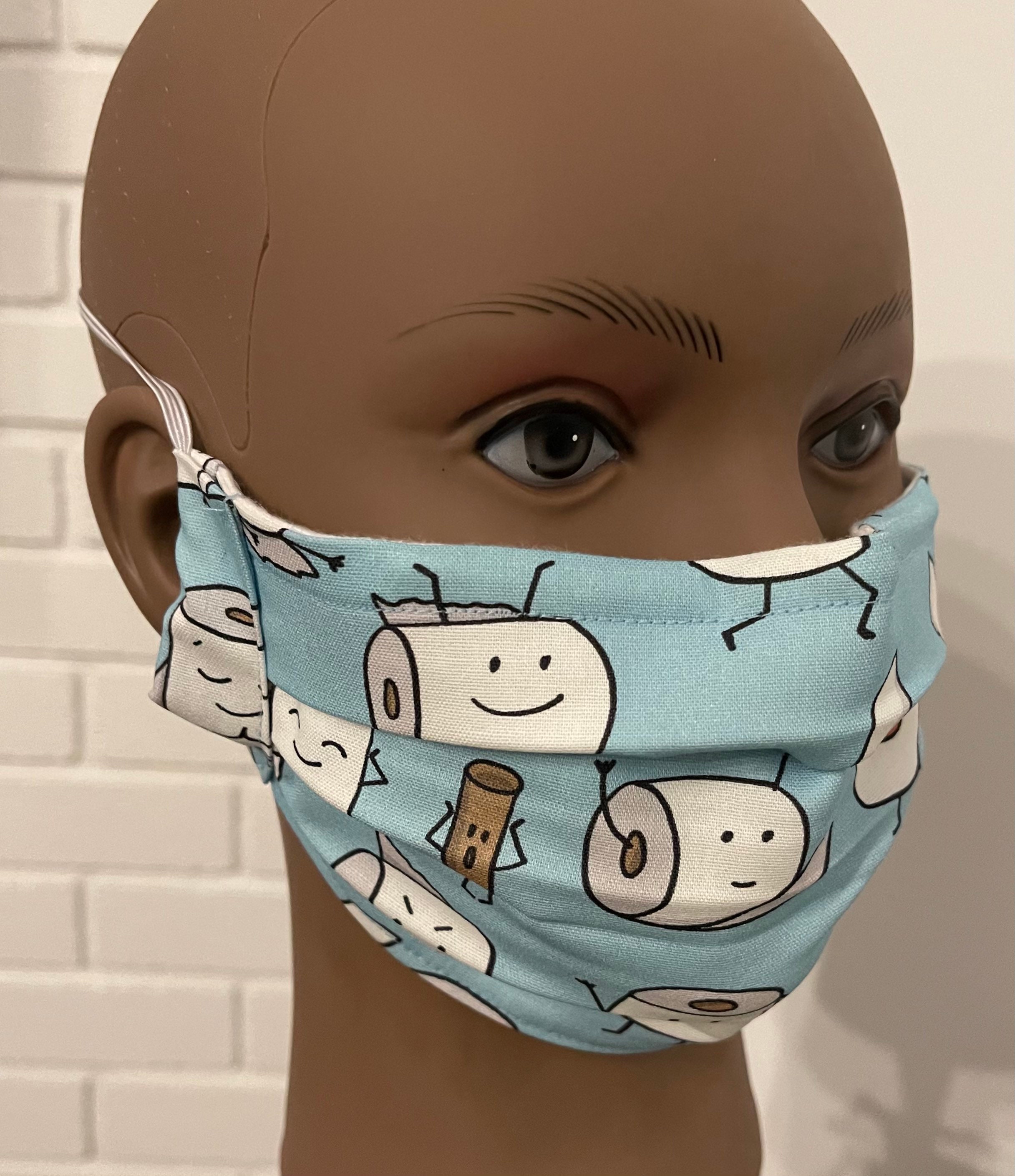 2020/2021 Toilet Paper face mask with nose wire and adjustable Etsy