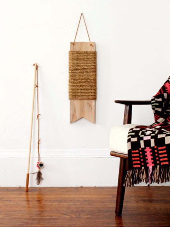 hanging cat scratcher