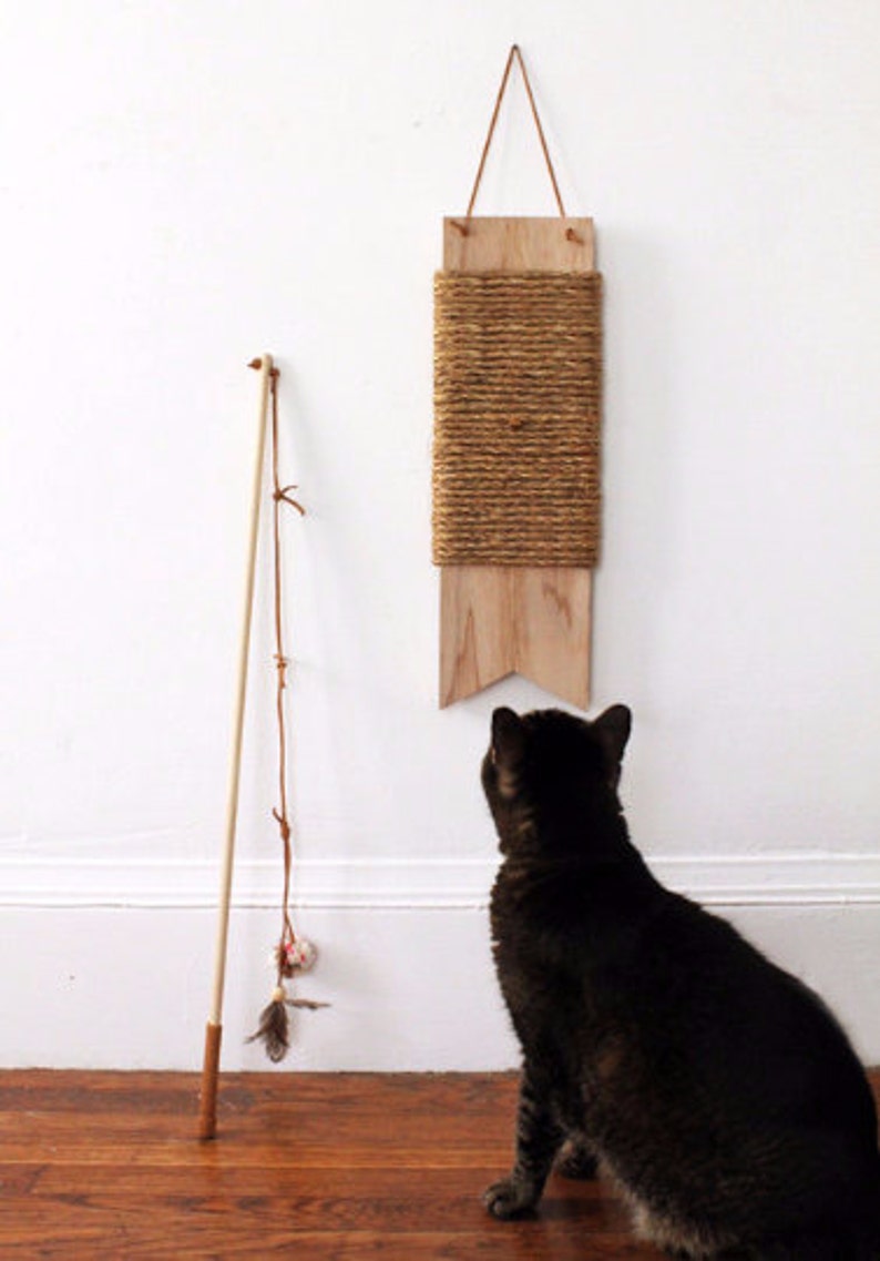 Free Ship Hanging cat scratcher cat toys cat scratching Etsy
