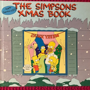 The Simpson XMas Book by Matt Groening, 1990, Frist Edition