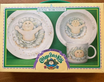 Cabbage Patch Doll Porcelain Dish First Edition 1984 - Royal Worcester