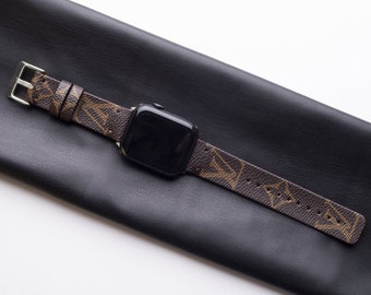 etsy louis vuitton apple watch strap