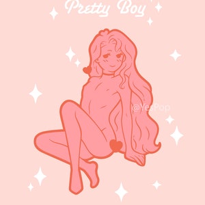 Pretty Boy Enamel pin