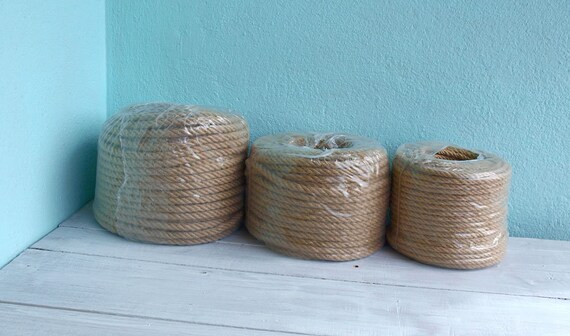 Corde pieds/10 en chanvre naturel, 50 mètres/164 pieds/10 Corde mm twist, décor rustique 136353 Corde pieds/10 en chanvre naturel, 50 mètres/164 pieds/10 Corde mm twist, décor rustique 136353