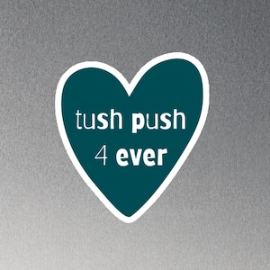 Tush Push 4ever Heart Shaped Magnet for Philadelphia Eagles Fans