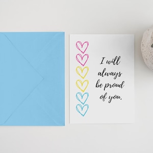 Ik zal altijd trots op je zijn - Pansexual Pride-vlagkleuren